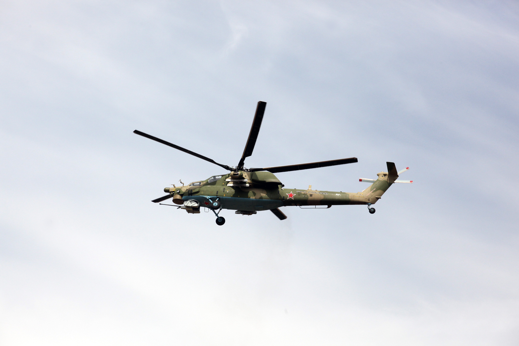 Изображение Ударные вертолеты поступят в ЗВО России в 2015 году