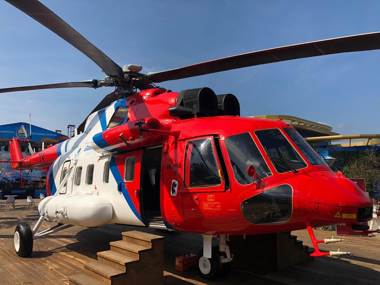 Изображение Ростех представляет на ВЭФ Ми-171А2 и Ка-226Т для Индии