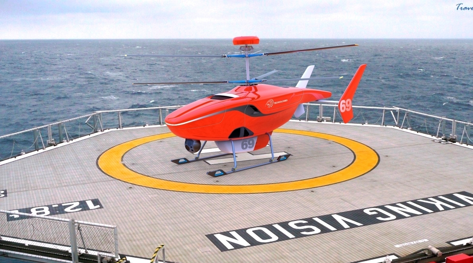 Изображение "Вертолеты России" представили арктический беспилотник VRT300 Дмитрию Рогозину"