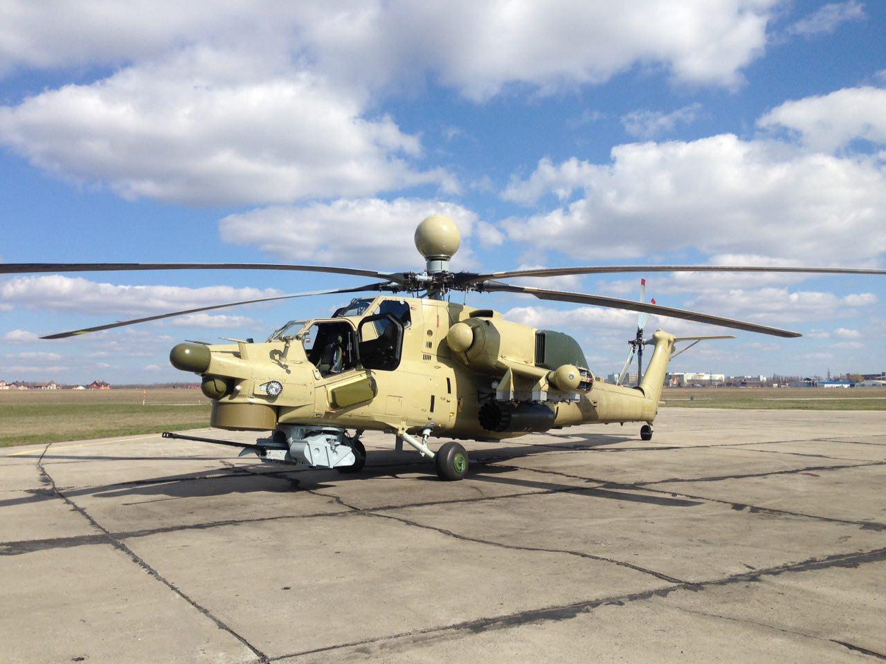 Изображение «Вертолеты России» запускают серийное производство нового боевого вертолета Ми-28НЭ с двойным управлением